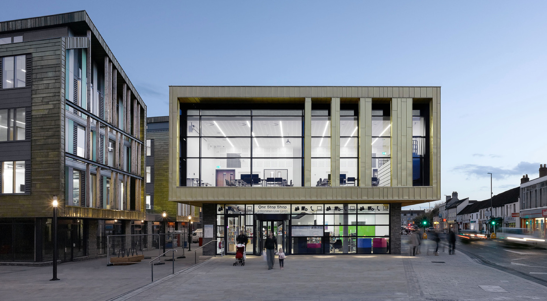 Keynsham Civic Centre - the One Stop Shop and council offices that house Bath & North East Somerset's children's services team.